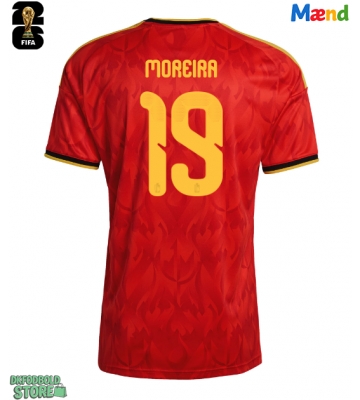 Belgien Diego Moreira #19 Replika Hjemmebanetrøje VM 2026 Kortærmet